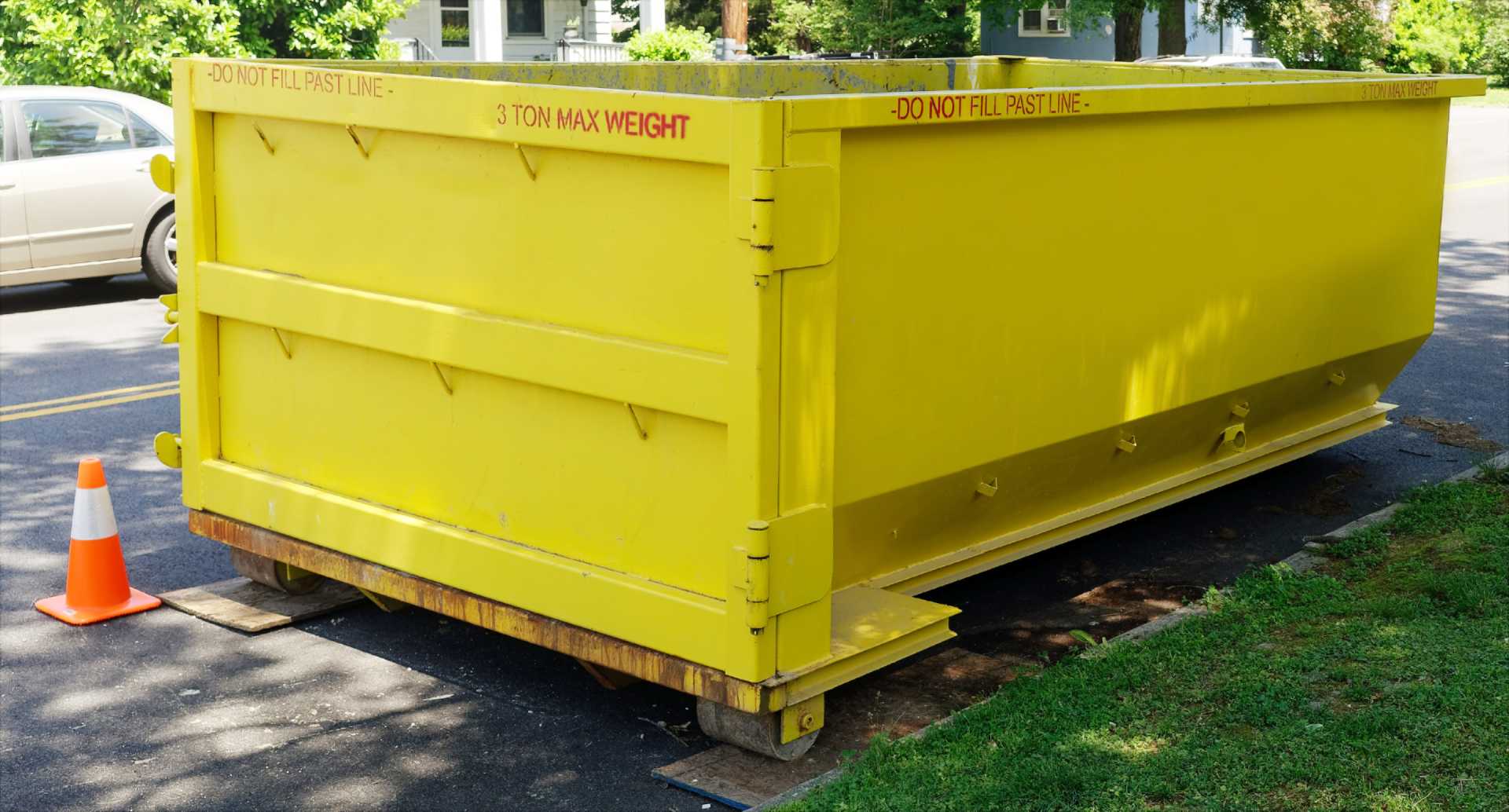 20 Yarder Dumpster Residential Easy Roll Dumpsters